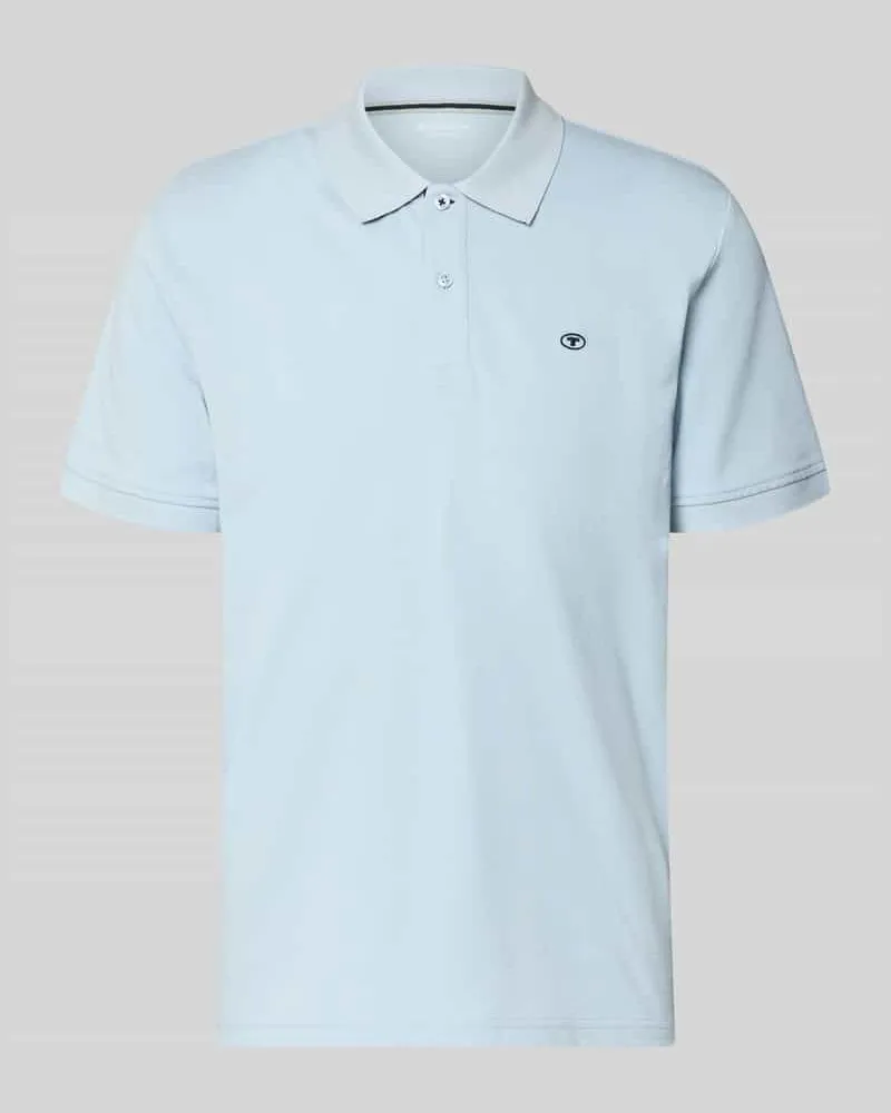 Tom Tailor Regular Fit Poloshirt aus reiner Baumwolle Hellblau