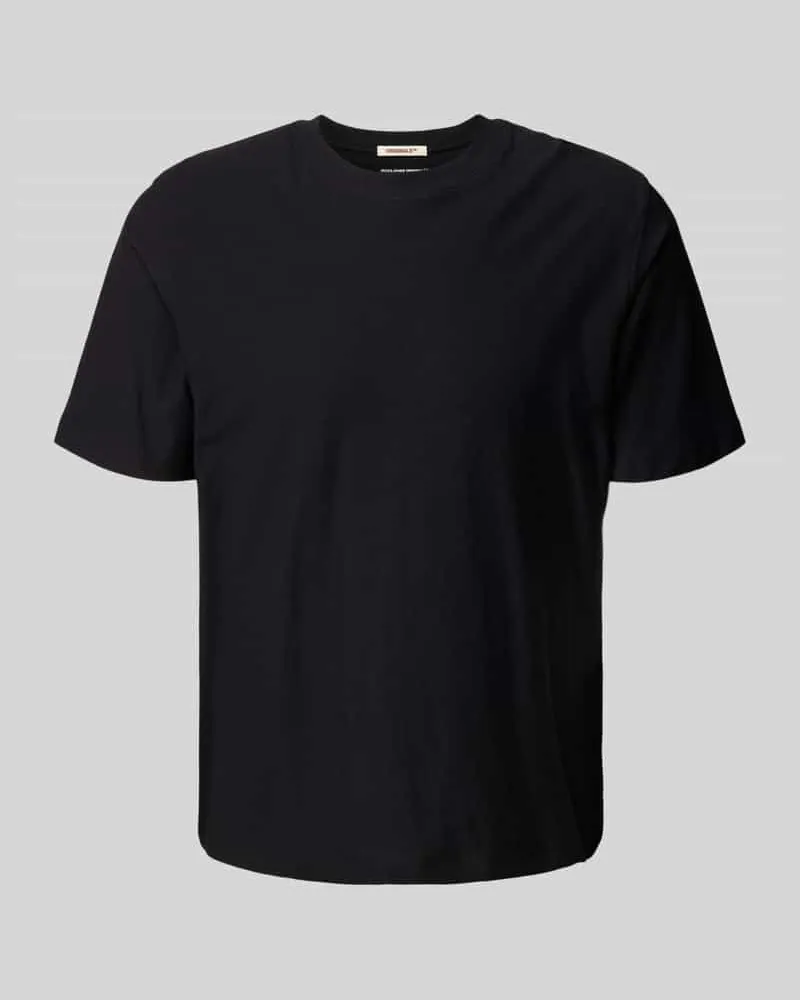 Jack & Jones T-Shirt mit geripptem Rundhalsausschnitt 
