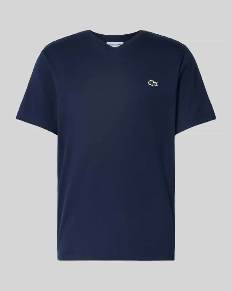 Lacoste Regular Fit T-Shirt aus reiner Baumwolle 