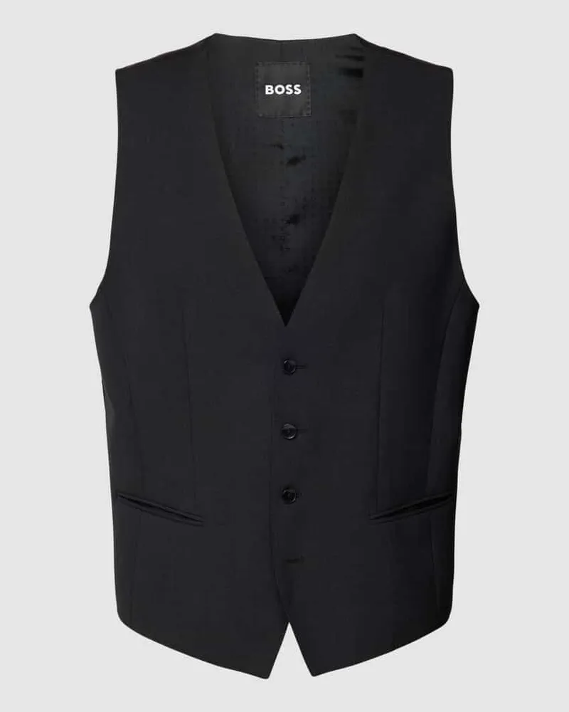 HUGO BOSS Weste mit Paspeltaschen Modell 'Huge Vest 
