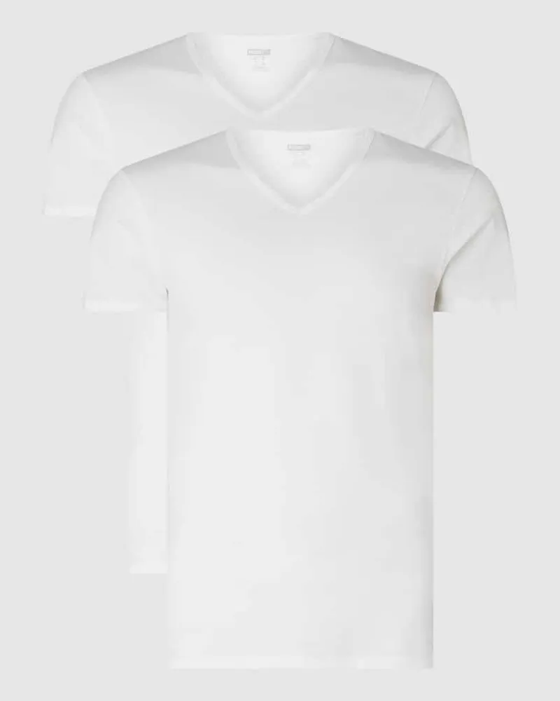 Puma Regular Fit T-Shirt im 2er-Pack Weiss