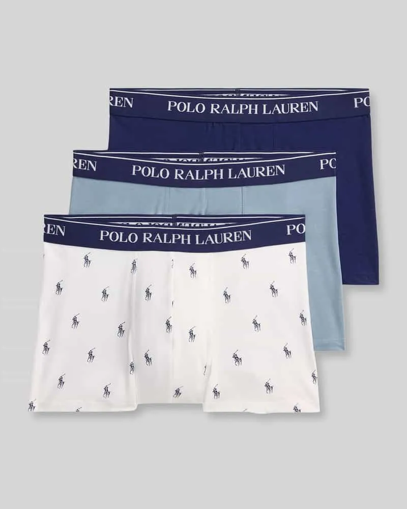Ralph Lauren Trunks aus Baumwoll-Mix Modell 'CLSSIC TRUNK-3 PACK Weiss