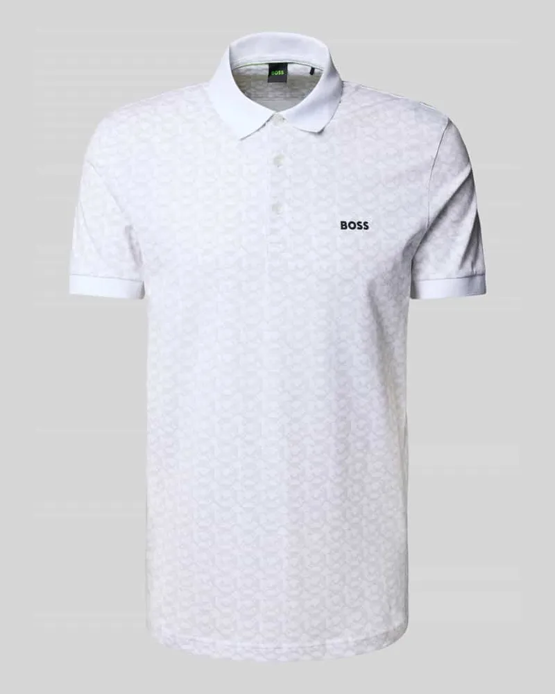 HUGO BOSS Regular Fit Poloshirt mit Label-Print Modell 'Paddy 