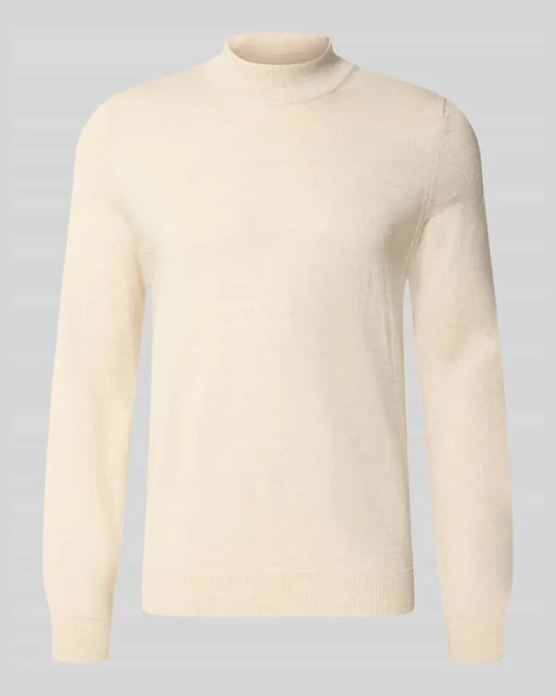 Christian Berg Regular Fit Turtleneck aus Woll-Mix Ecru
