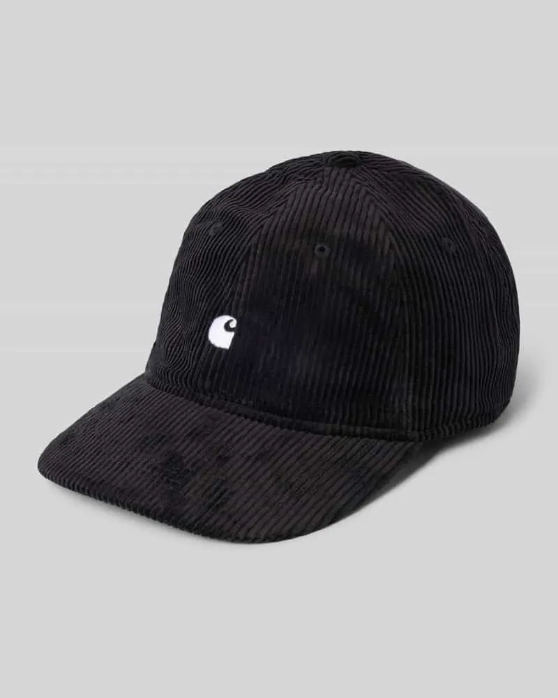 Carhartt WIP Basecap mit Logo-Stitching Modell 'Harlem Black