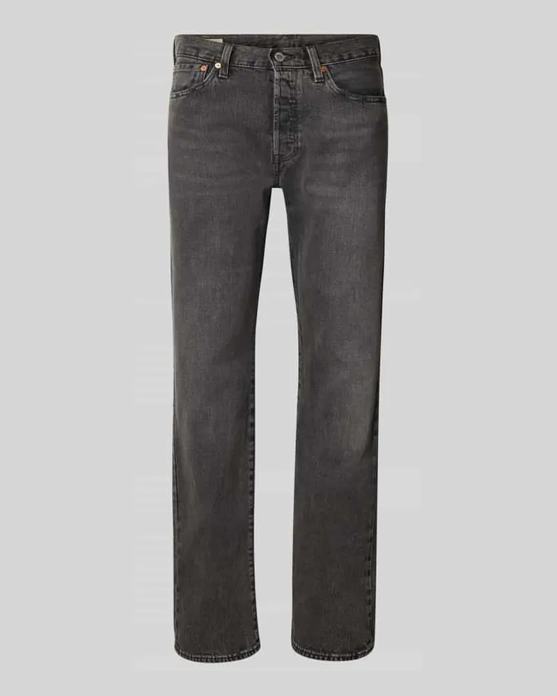 Levi's Straight Fit Jeans Modell '501 Jeansblau