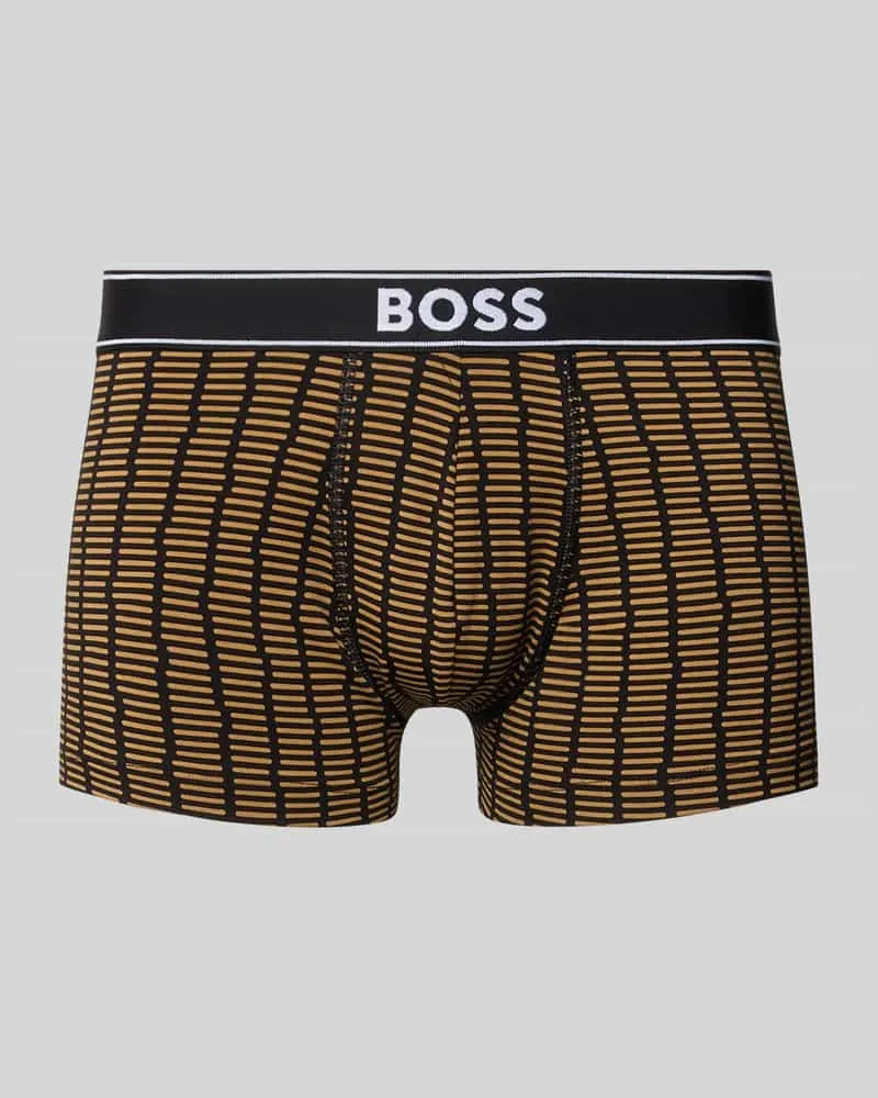 HUGO BOSS Trunks aus Baumwoll-Mix Camel