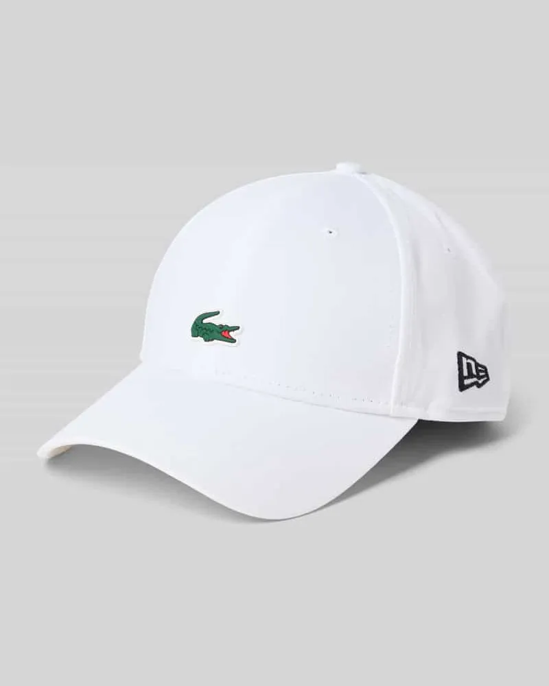 Lacoste Basecap aus reiner Baumwolle Weiss