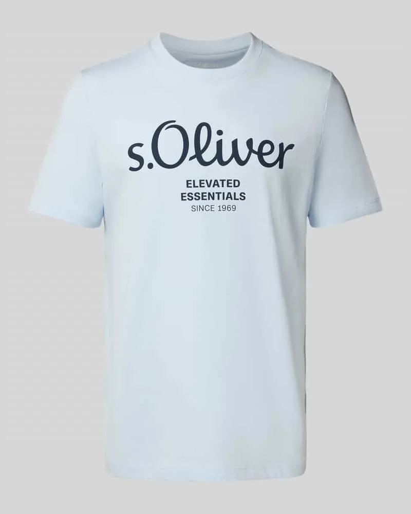 S.Oliver Regular Fit T-Shirt aus reiner Baumwolle 
