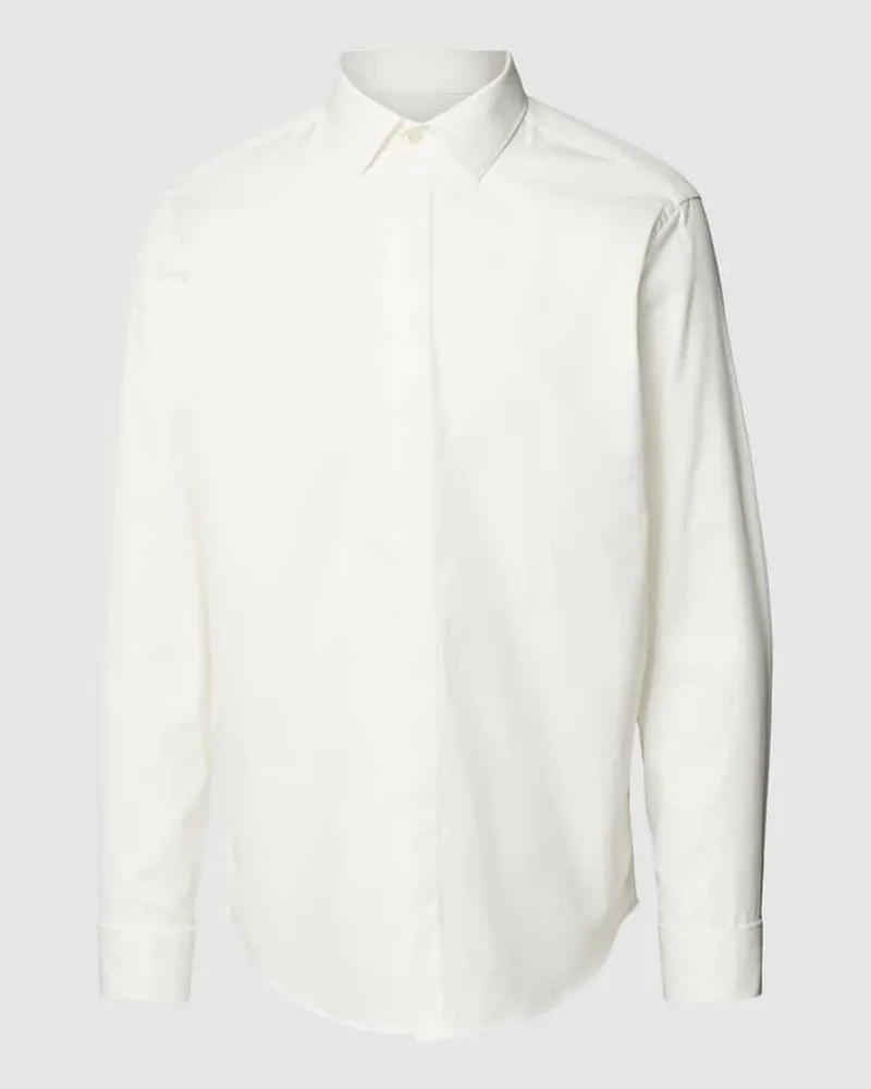 JAKE*S Regular Fit Smokinghemd aus Feintwill 