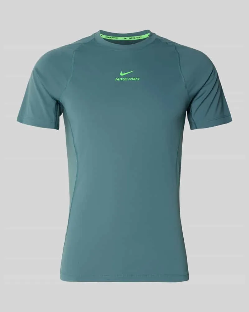 Nike T-Shirt mit Logo-Print und Raglanärmeln Petrol