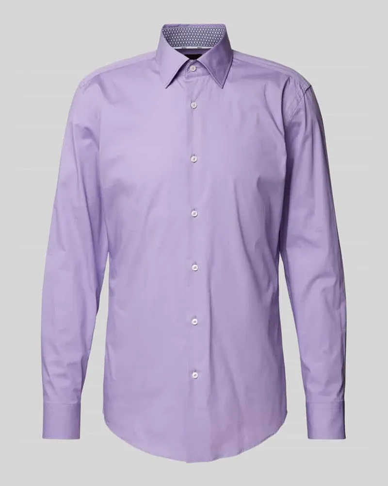 HUGO BOSS Slim Fit Business-Hemd mit Kentkragen Modell 'Hank 