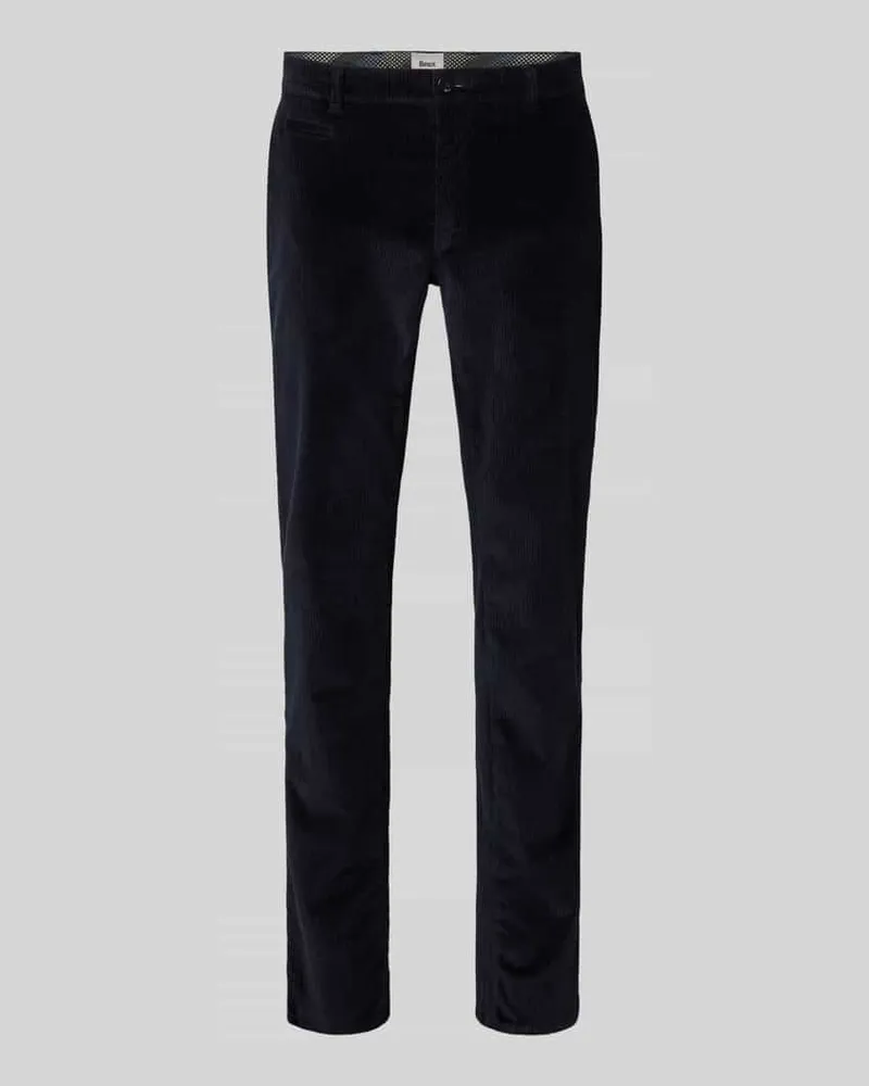 Brax Slim Fit Cordhose mit Gesäßtaschen Modell 'Fabio Marine