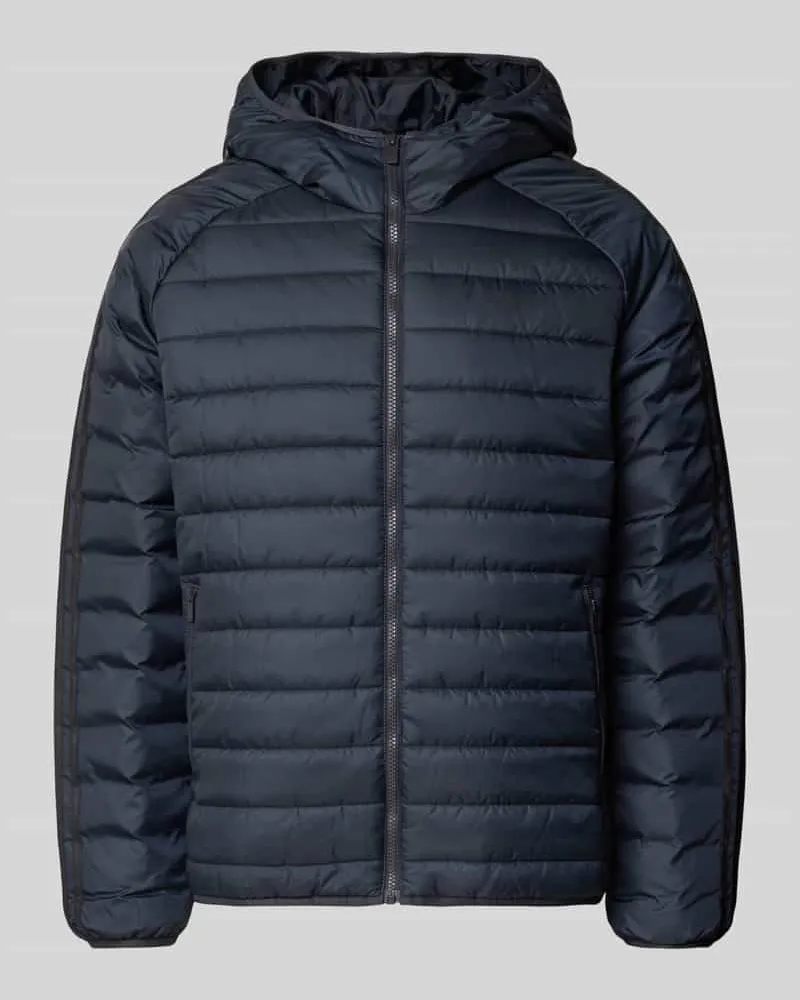 adidas Regular Fit Steppjacke mit Reißverschluss Anthrazit