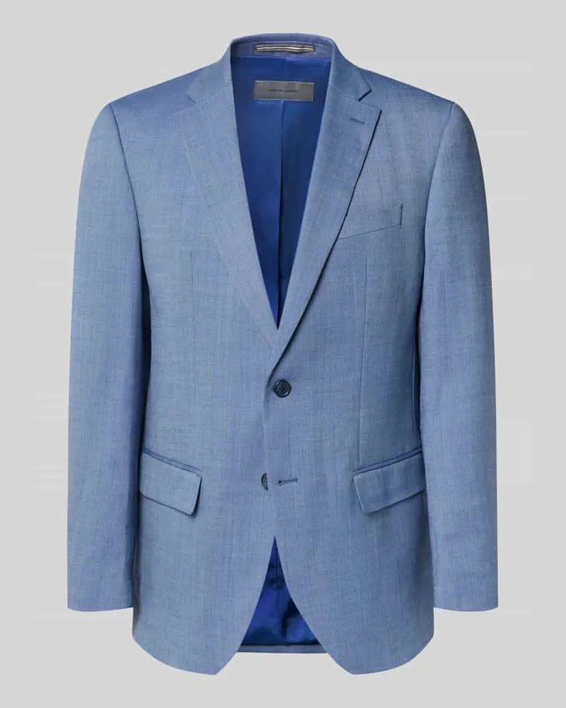 Pierre Cardin Slim Fit 2-Knopf-Sakko mit Pattentaschen Modell 'Grant Hellblau