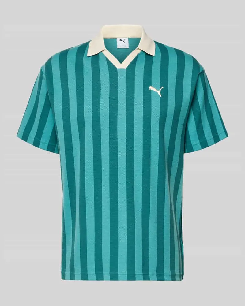 Puma Relaxed Fit Poloshirt mit Label-Stitching Modell 'CLASS Bottle