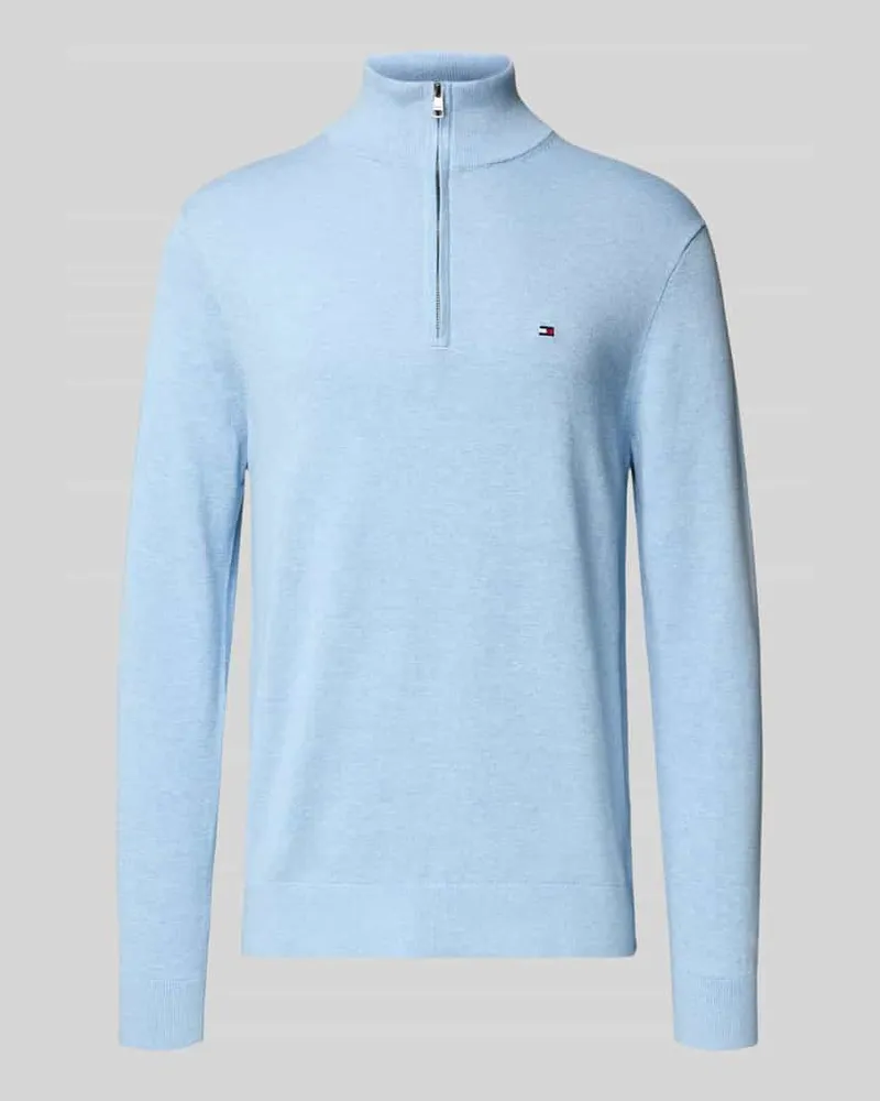 Tommy Hilfiger Regular Fit Troyer aus reiner Baumwolle 