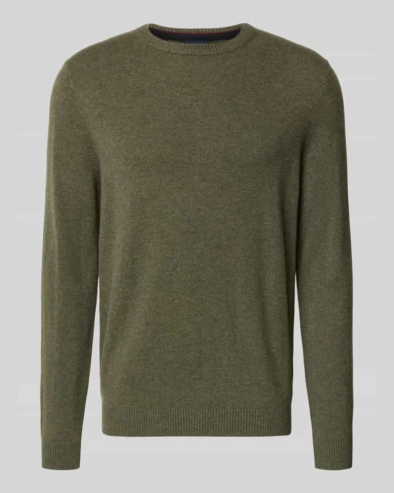 Christian Berg Regular Fit Kaschmirpullover mit Rundhalsausschnitt 