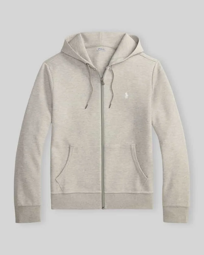 Ralph Lauren Regular Fit Sweatjacke aus Baumwoll-Mix Dunkelgrau