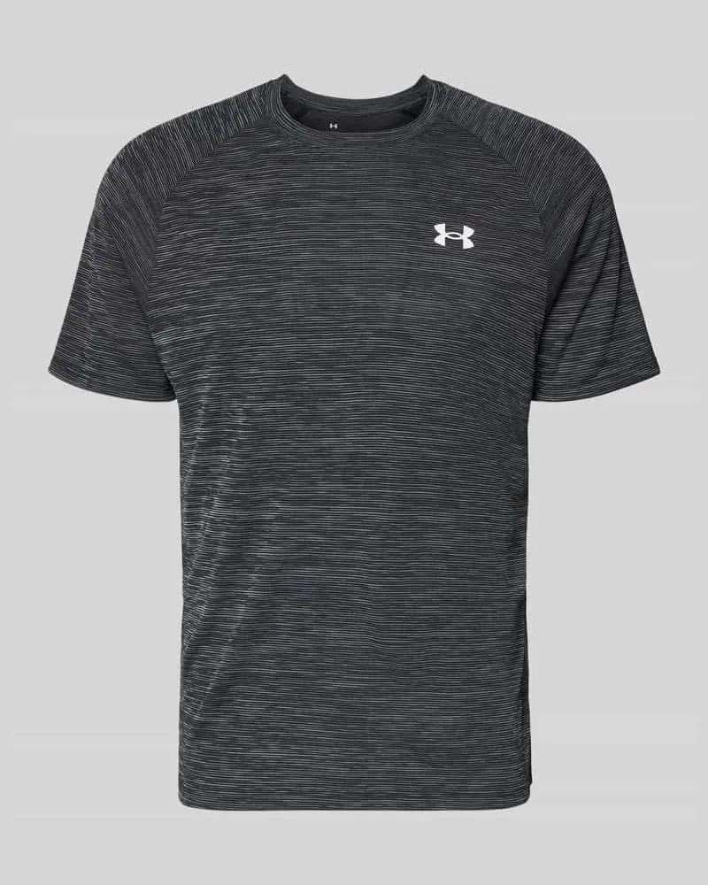 Under Armour T-Shirt mit Label-Print Modell 'Tech Black