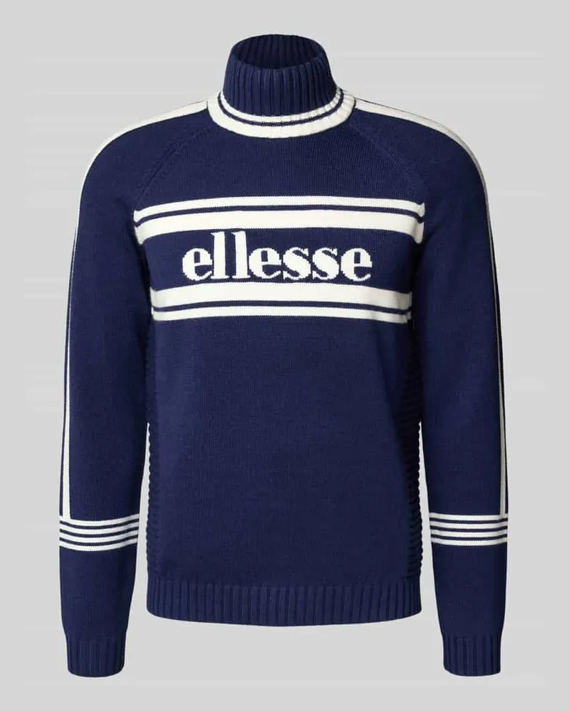 Ellesse Strickpullover mit Stehkragen Modell 'PELLINI 