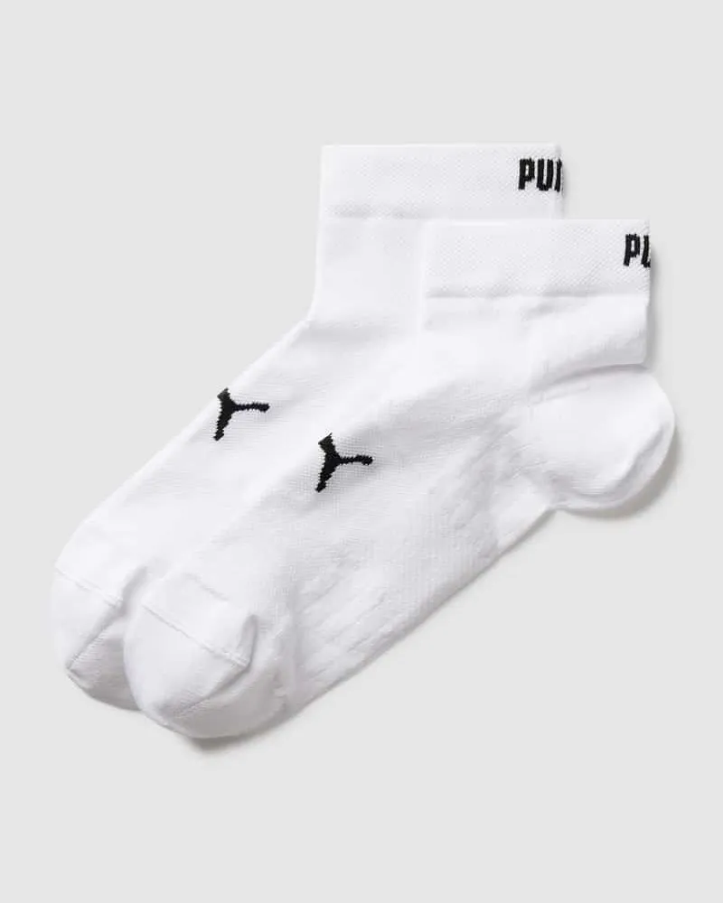 Puma Socken mit eingewebten Label-Details im 2er-Pack Modell 'Quarter 