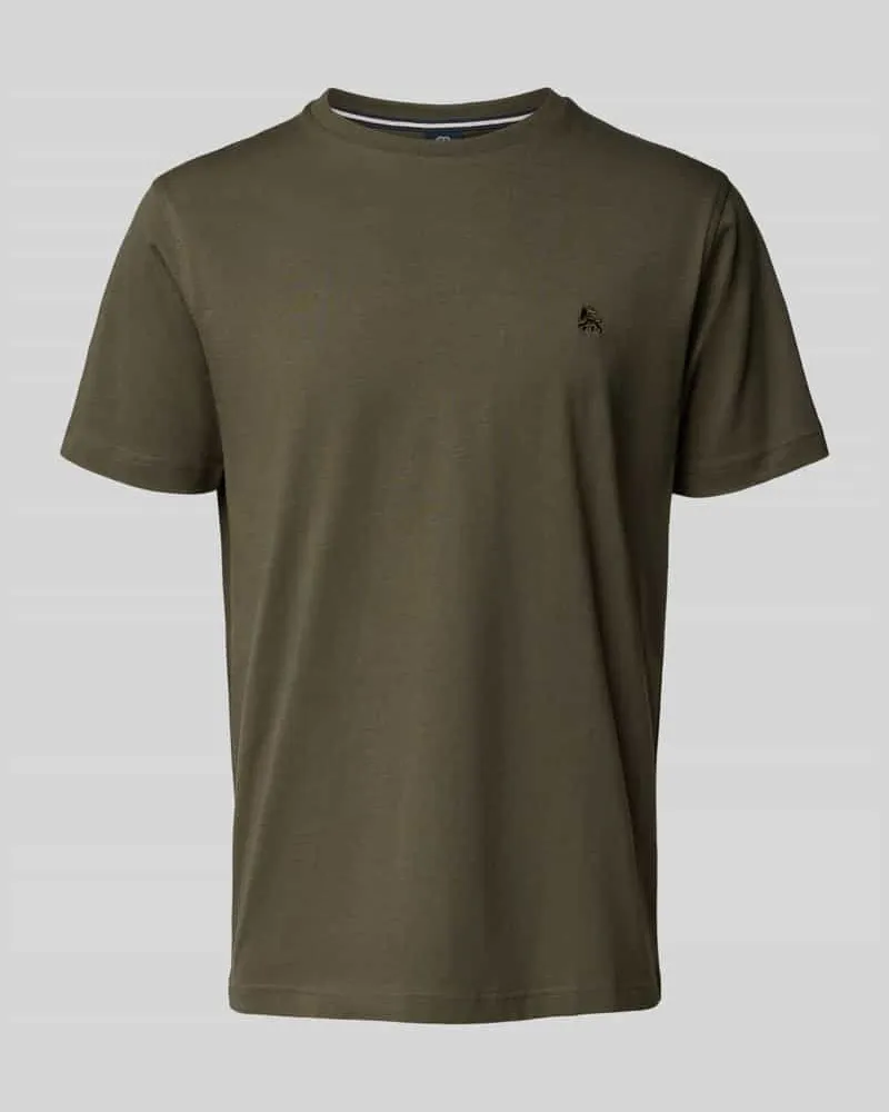 Lerros Regular Fit T-Shirt aus reiner Baumwolle 