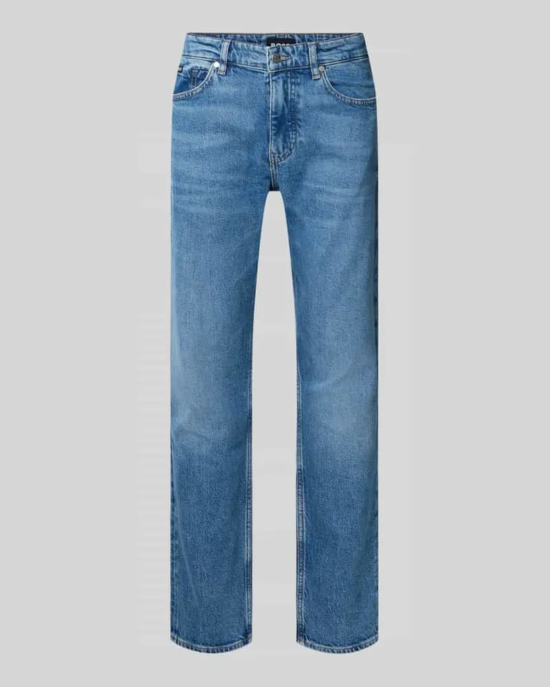 HUGO BOSS Slim Fit Jeans aus Baumwoll-Mix Modell 'DELAWARE Royal