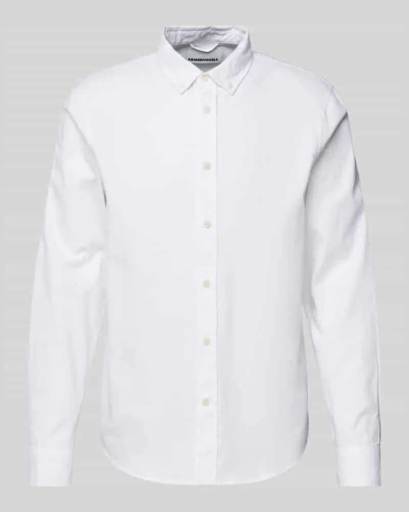 Armedangels Regular Fit Freizeithemd mit Button-Down-Kragen Modell 'QUAASA 