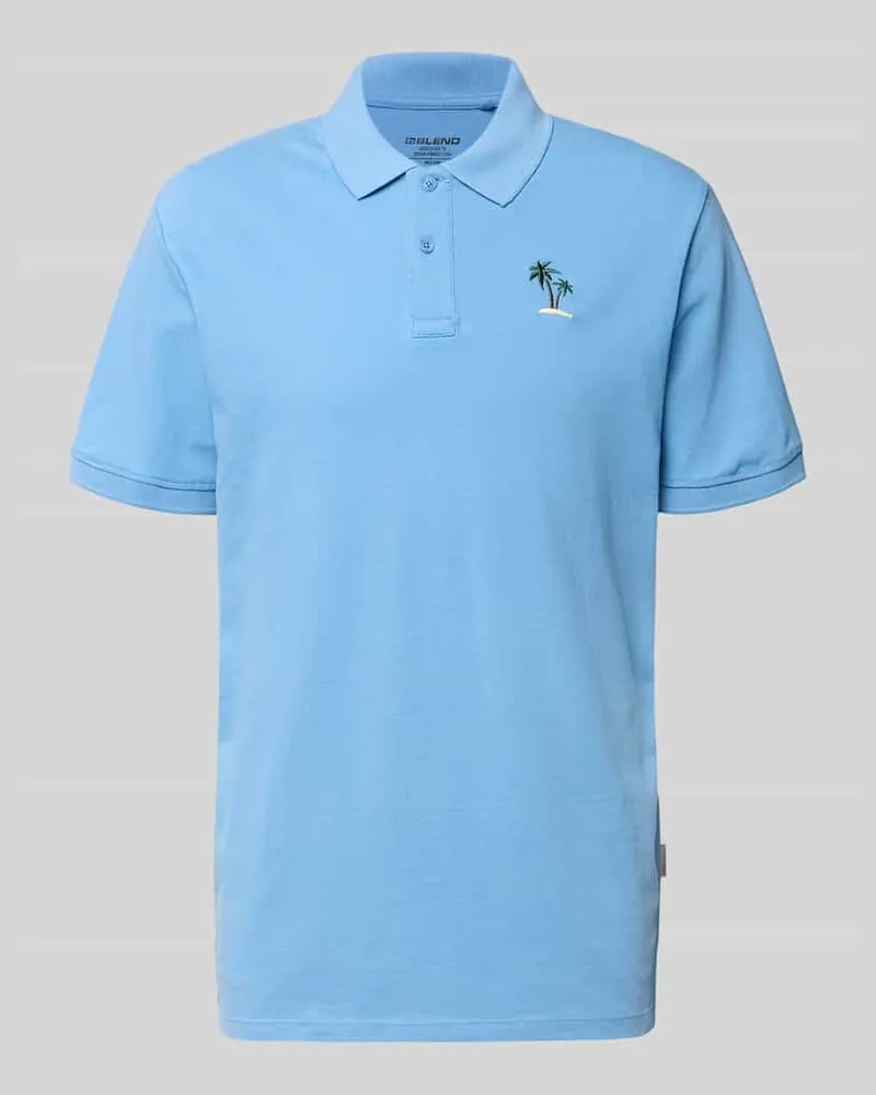 Blend Regular Fit Poloshirt mit Stitching Modell 'FELISE Blau