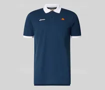 Regular Fit Poloshirt mit Label-Stitchings