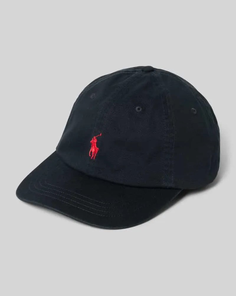 Ralph Lauren Cap mit Label-Stitching Black