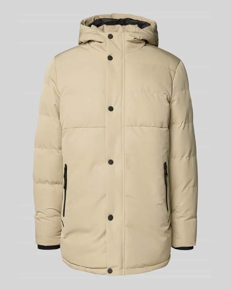 Blend Jacke mit Steppnähten und Reißverschlusstaschen 