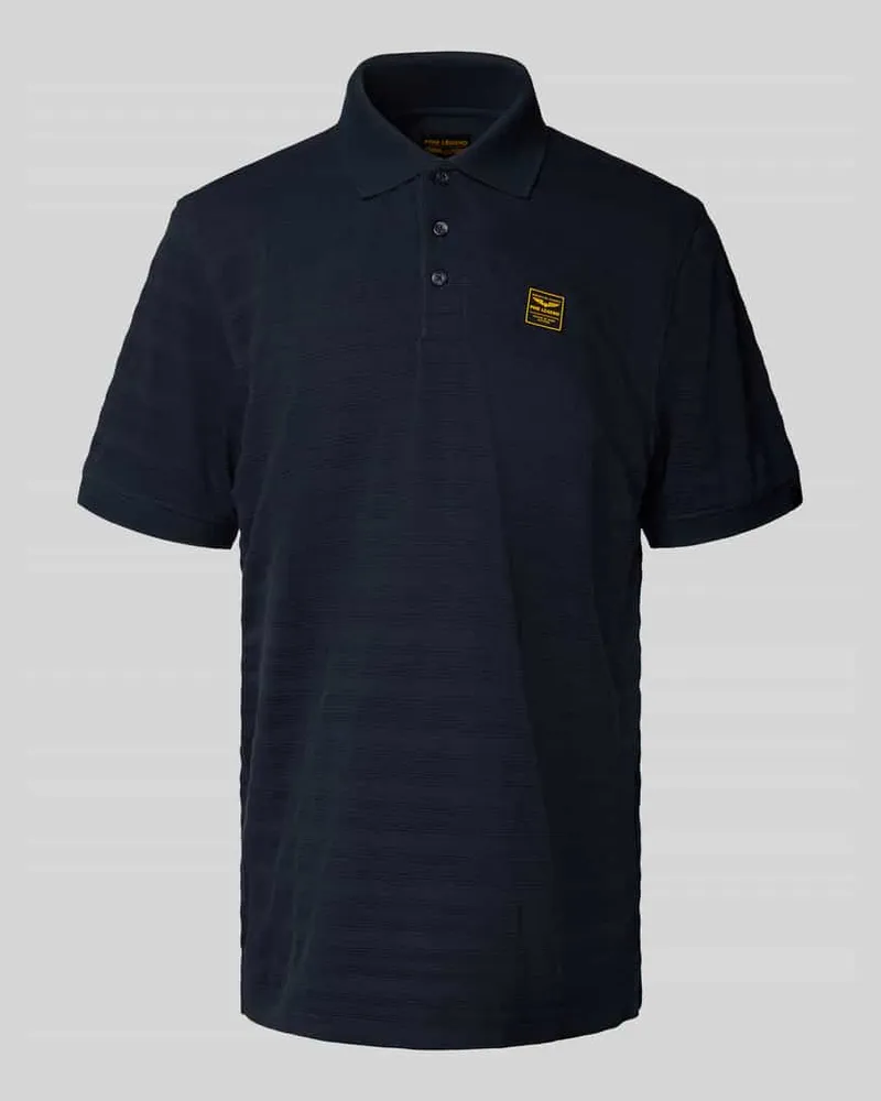 PME Legend Poloshirt mit Label-Detail 
