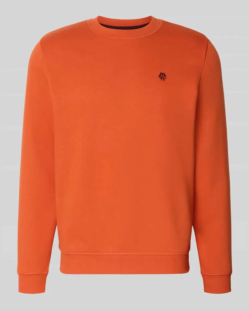 McNeal Sweatshirt aus Baumwoll-Mix Dunkelorange