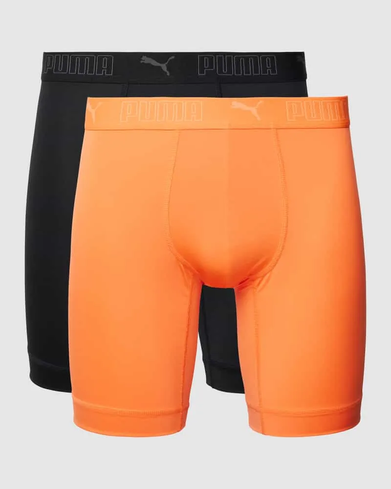 Puma Trunks mit Label-Details im 2er-Pack 
