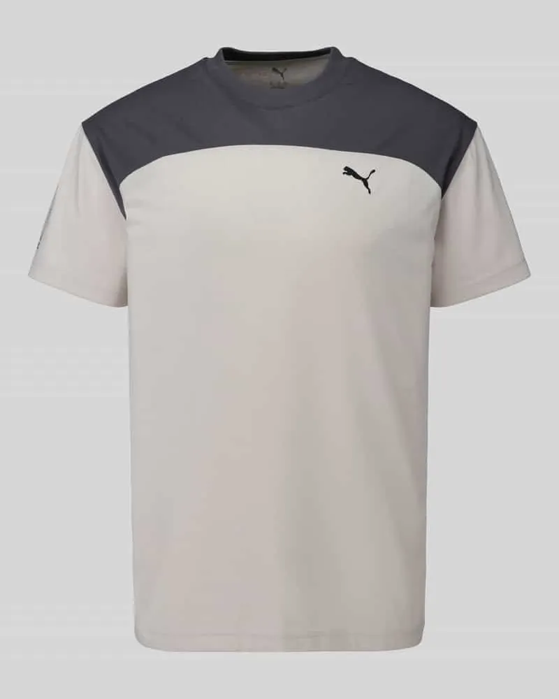 Puma Regular Fit T-Shirt mit DryCell Technology Modell 'PUMATECH Essentials Tee Hellgrau