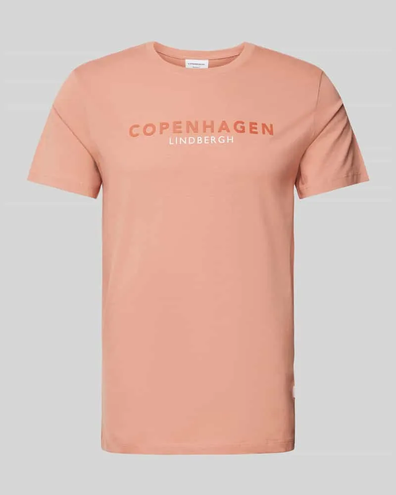 Lindbergh T-Shirt mit Label-Print Modell 'Copenhagen 
