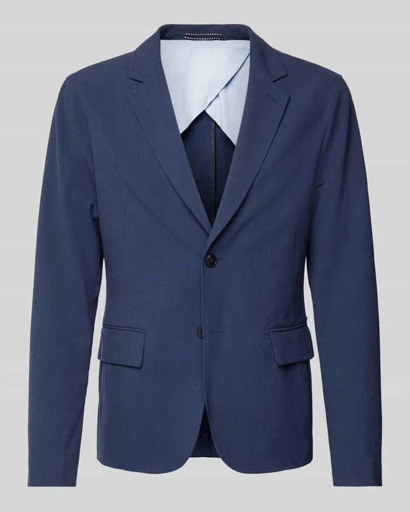 Scotch&Soda 2-Knopf-Sakko mit Viskose-Anteil und Reverskragen Dunkelblau