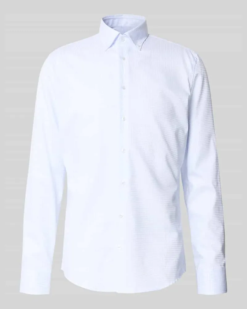 Seidensticker Slim Fit Businesshemd aus reiner Baumwolle Modell 'New B.D Bleu