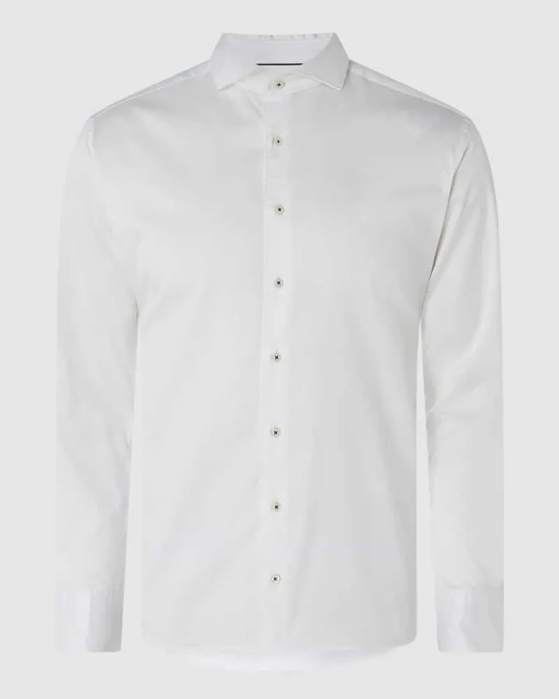 Eterna Regular Fit Freizeithemd in Premiumqualität aus Twill 