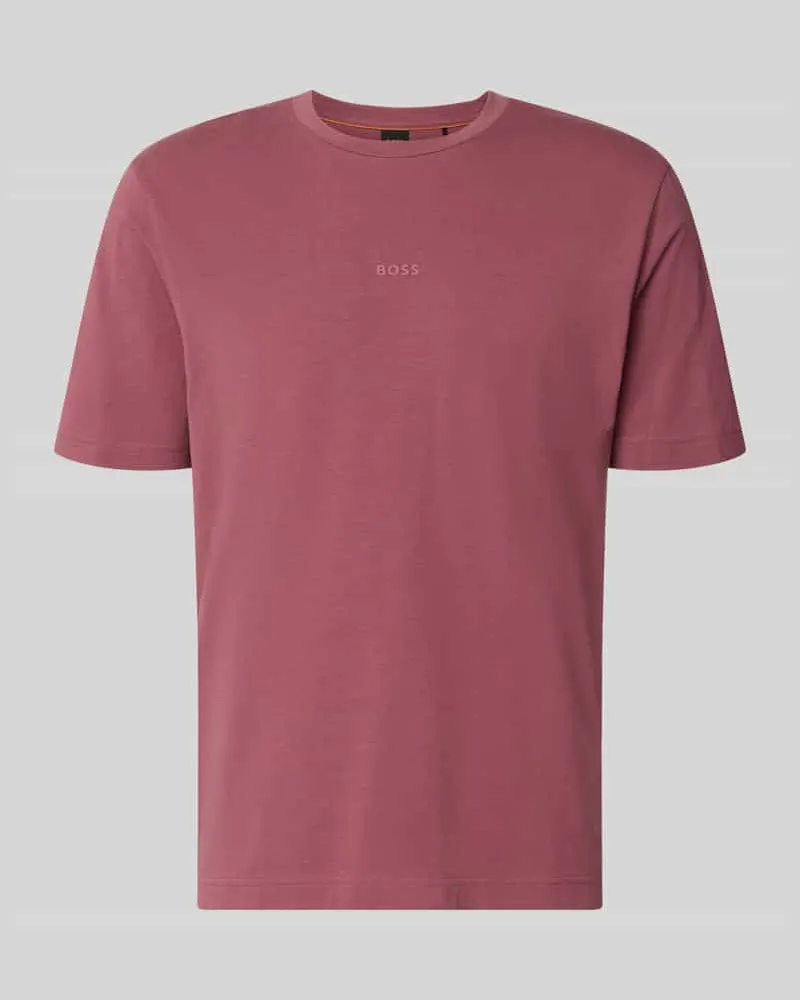 HUGO BOSS Relaxed Fit T-Shirt aus reiner Baumwolle Modell 'TCHUP Bordeaux