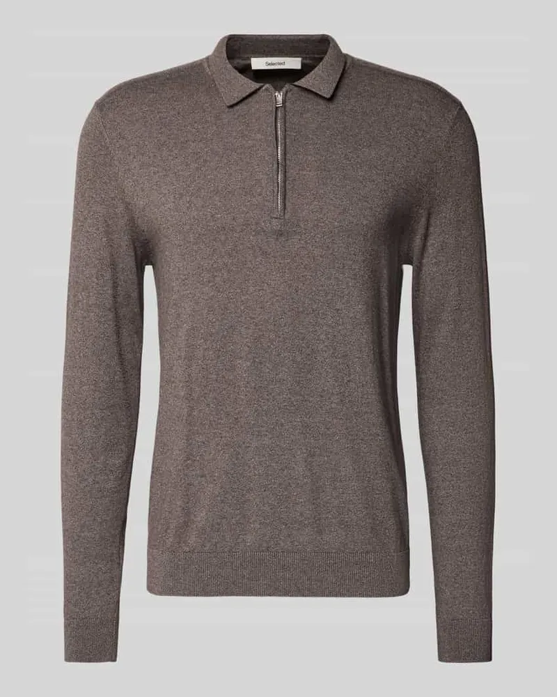 Selected Homme Regular Fit Strickpullover aus reiner Baumwolle Modell 'BERG 