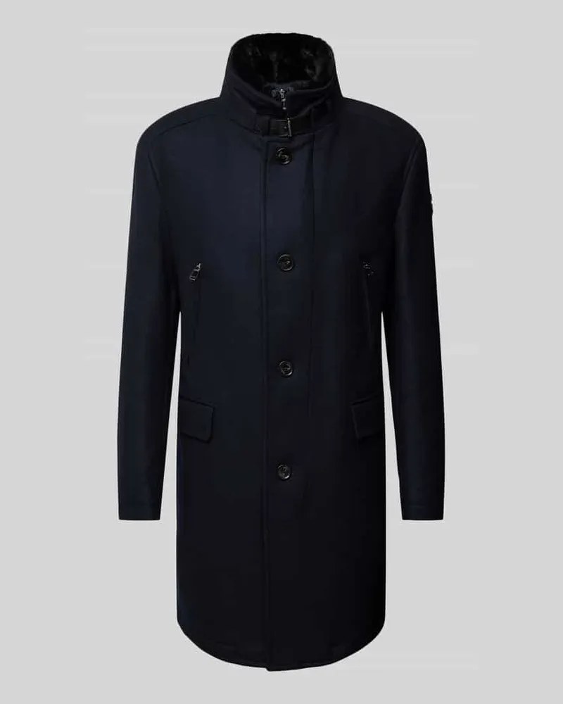 JOOP! Mantel mit Stehkragen Modell 'Mikos Marine