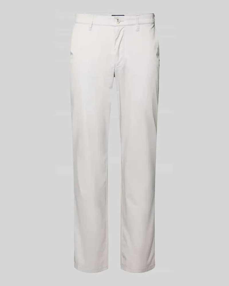 Christian Berg Chino mit Eingrifftaschen Hellgrau