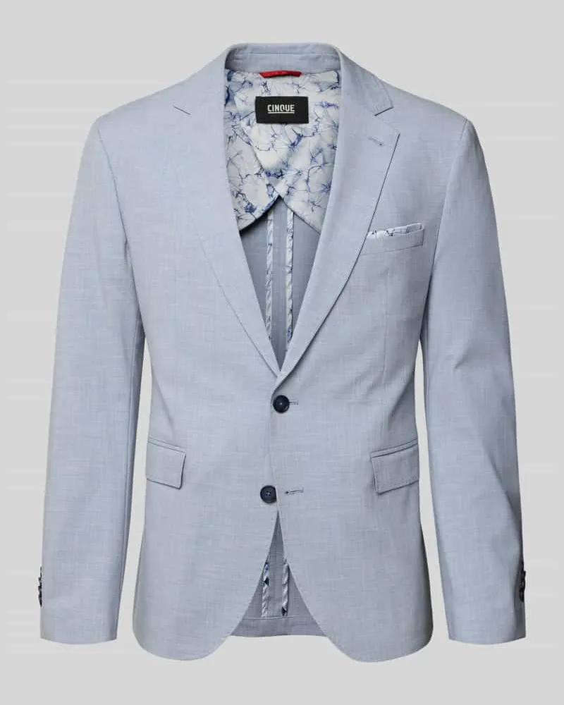 cinque Sakko mit Brustleistentasche Modell 'Data Hellblau