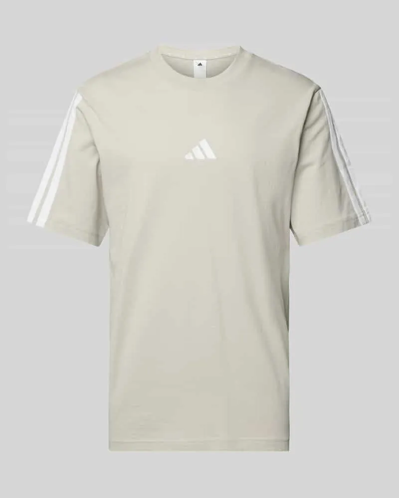 adidas T-Shirt mit Label-Stitching 
