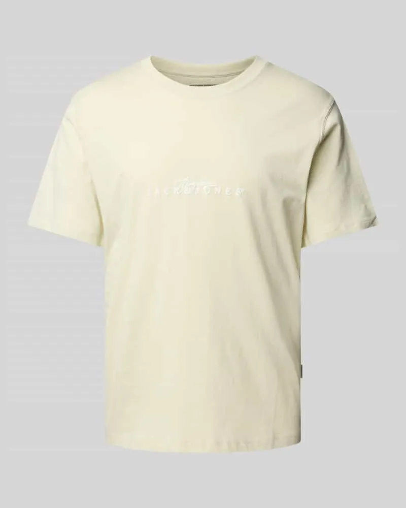 Jack & Jones T-Shirt mit Label-Print Modell 'VARENNA 