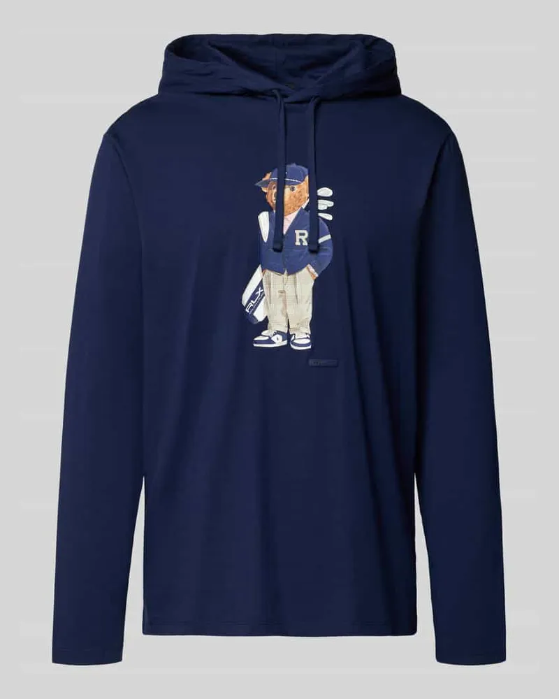 Ralph Lauren Hoodie aus Jersey mit Motiv Marine