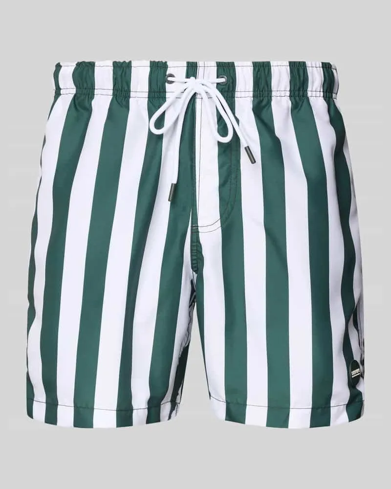 Shiwi Regular Fit Badehose mit Label-Patch 
